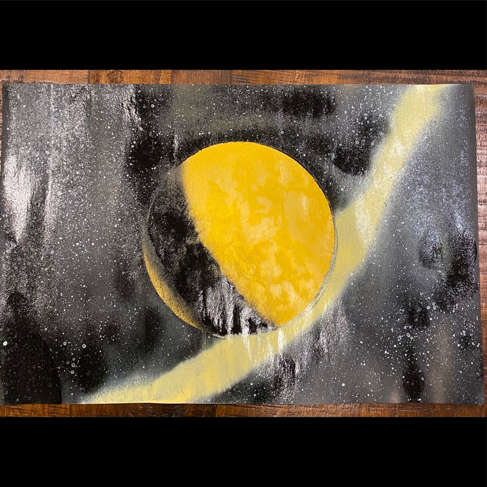 Handmade Galaxy Painting